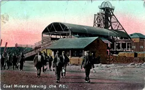 Colliery: Coalminers Leaving the Pit, Unknown Colliery