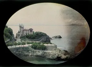 The coast of Biarritz