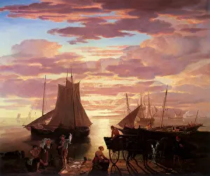 Sundown: Coast Scene on the Mediterranean