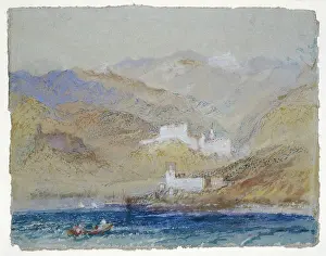 Bodycolour: Coast Scene near Genoa