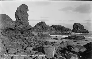 Aberdeenshire: Coastal Rock Formations Near Aberdeen