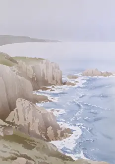 Eroding: Coastal scene - cliffs