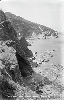Combe: Coastal Scene at Combe Martin