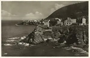 Coastal villas and point, Algiers, Algeria