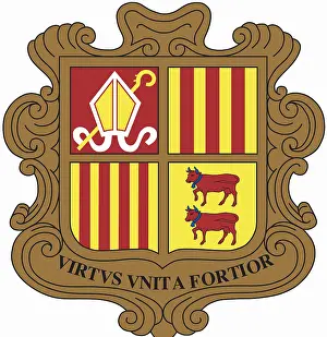 No People: Coat of arms Andorra