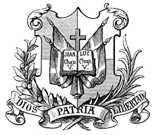 Chaplet: Coat of arms, Dominican Republic