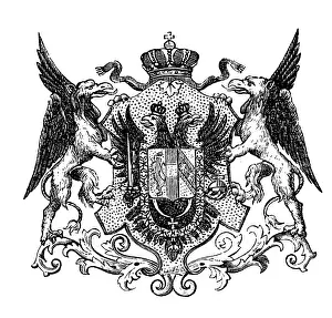 Gryphon: Coat of arms, Empire of Austria