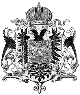 Gryphon: Coat of arms, Empire of Austria