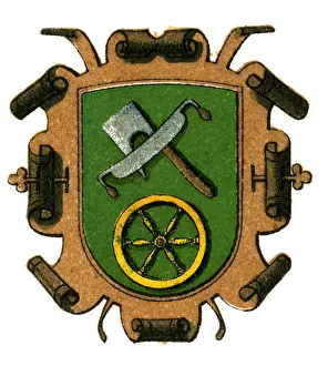 Guilds: Coat of arms, Germany, cartwrights