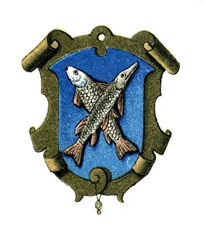 Guilds: Coat of arms, Germany, fisherman