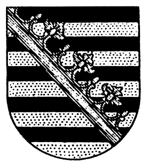 Post War: Coat of arms, Germany, Land Saxony