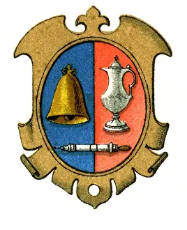 Pourer: Coat of arms, Germany, tin pourers