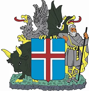 No People: Coat of arms, Iceland