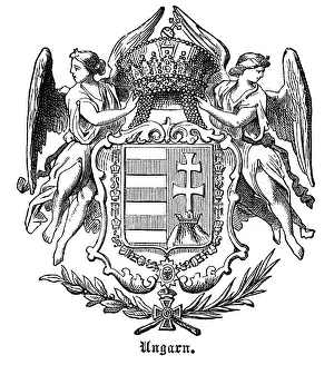 Austria Hungary: Coat of arms, Kingdom of Hungary