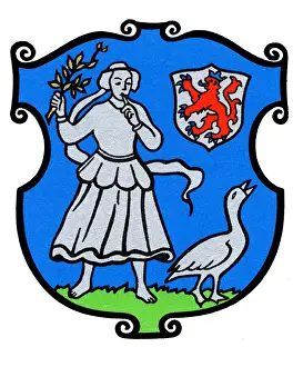 North Rhine: Coat of arms, Monheim am Rhein