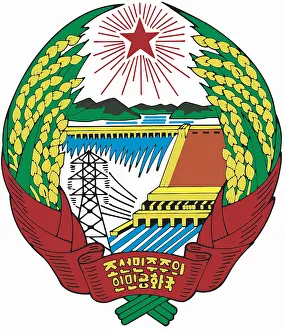 No People: Coat of arms, North Koreaqa