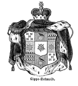Detmold: Coat of arms, Principality of Lippe-Detmold