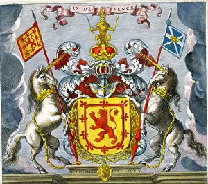 Antiquarian Images: Coat of Arms of Scotland