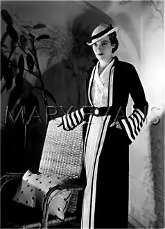 Rattan: COAT & DRESS SET 1930S
