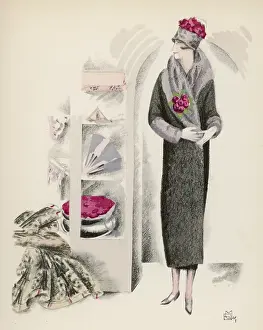 Buttonhole: Coat - Fur Collar 1924