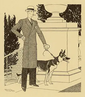 Leash: COAT & GERMAN SHEPHERD