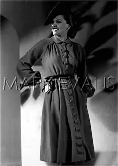 Brimless: COAT BY MONDIAL 1930S