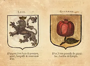 Armorial: Coats of arms of the Kingdoms of Lyons and Granada
