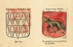Armorial: Coats of arms of Knights of the Round Table: Damatha