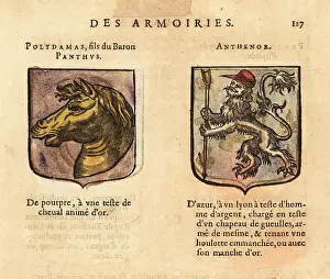Antenor: Coats of arms of Polydamas and Antenor