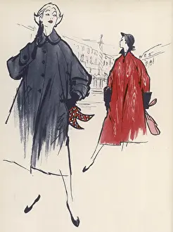 Weatherproof: Coats for rainy weather, 1954