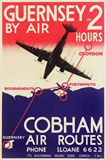 Routes: Cobham Air Routes Poster