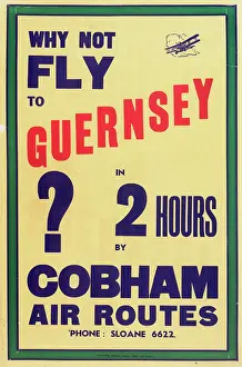 Routes: Cobham Air Routes Poster
