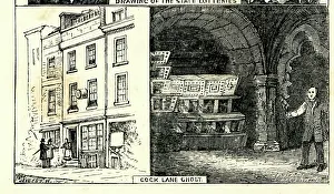 Smithfield: Cock Lane Ghost, adjacent to Smithfield Market, London