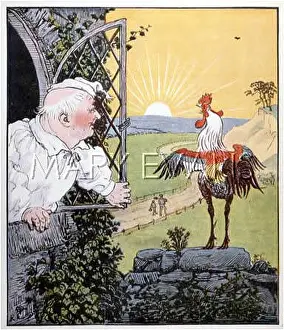 Morn: COCK AT SUNRISE 1887