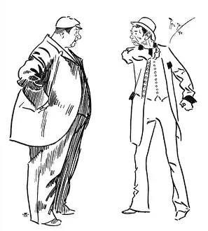 Londoner: Cockney Argument between a fat man and a thin man