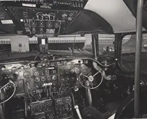 Plutonium: The cockpit of a DC-3 during World War Two