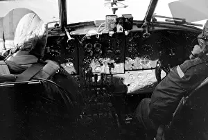 Transortation: Cockpit of Vickers Varsity T.1 WJ949