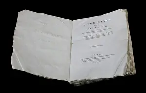 Brienne: Code civil, Musee Napoleon, Brienne-le-Chateau, Aube, France