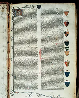 Decorate: Codex 131. Guidus of Bausio. Archidiaconus Rossarium. Folio