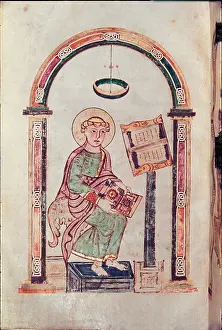 Kremsmuenster: Codex Millenarius with a depiction of an Evangelist