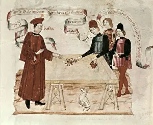 Privileges: Codex of the Privileges (15th c.). Scene of a