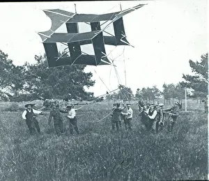 Kite: Cody man-carrying kite