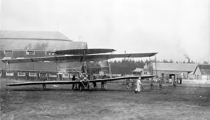 Codys: Cody's British Army Aeroplane No 1 warming up at the Balloon