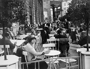 Graben: Coffee house in Prague, 1938