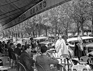 Tunis: Coffee house in Tunis, 1936