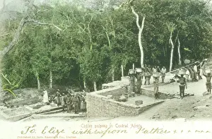 Coffee pulping in Central Africa