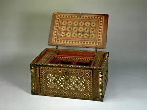 Inlaid: Coffer of scribe. Spain