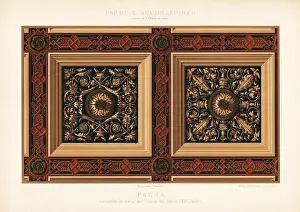 Ernst Ewald: Coffered ceiling in the Scuola del Santo, Padua