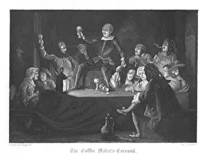 1841: The coffin maker's carousel. Chowles the coffin