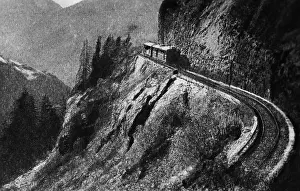 Eismeer: Cog railway on Mont Blanc, 1927